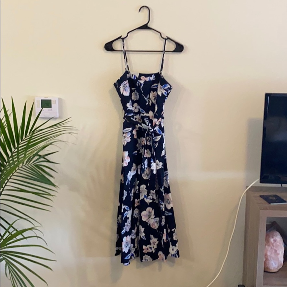 Banana republic floral jumpsuit